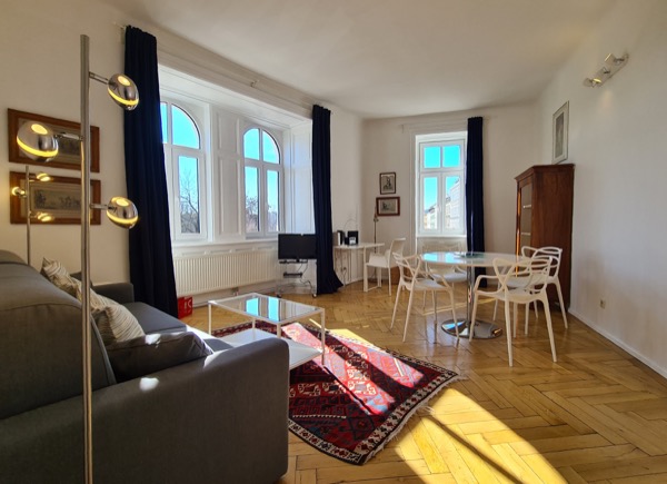 Übergangswohnung Business Apartment Augarten: Wohnzimmer