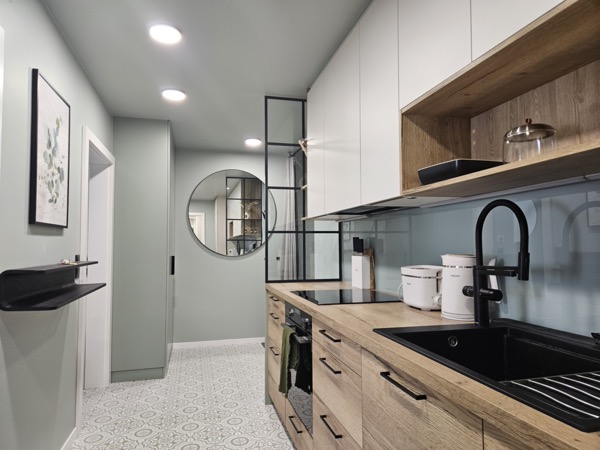 Übergangswohnung Design Apartment Hammer-Purgsta: Küche